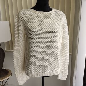 Cozy Ivory Knit Women's Sweater